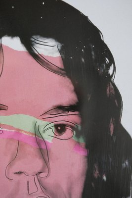 Mick Jagger Poster by Andy Warhol for sale at Pamono