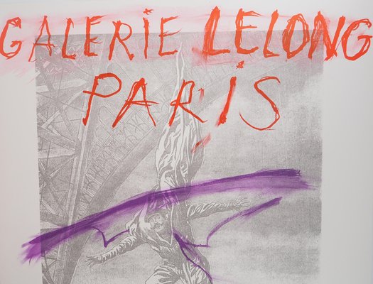 Arnulf Rainer, La Tour Eiffel, Lithograph for sale at Pamono