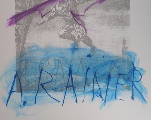 Arnulf Rainer, La Tour Eiffel, Lithograph for sale at Pamono