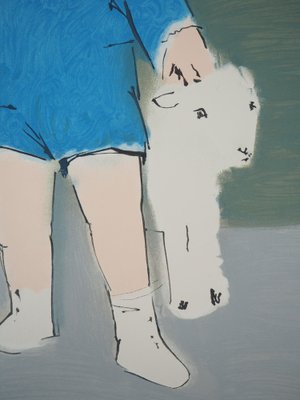Pablo Picasso, Enfant et agneau (Petit Paul Picasso), Lithograph