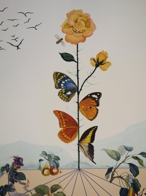 Salvador Dali, Flordali II, Lithograph for sale at Pamono