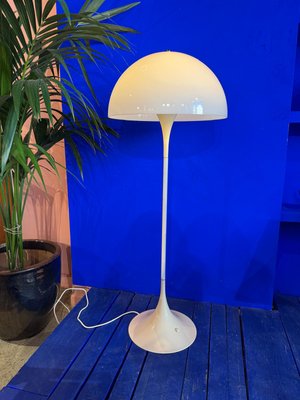 Vintage Space Age Panthella Floor Lamp by Verner Panton for Louis