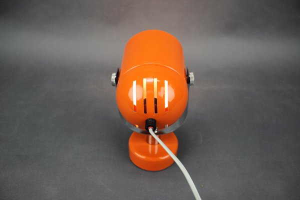 Orange Metal and Chrome Lamp by Stanislav Indra, Former