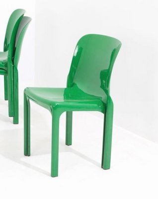 Selene Chair by Vico Magistretti for Artemide, 1970 for sale at Pamono