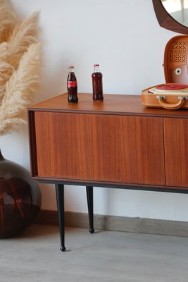 Vintage Vinyl Cabinet in Teak, 1960s for sale at Pamono