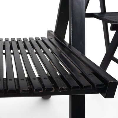 Trieste Folding Chairs by Aldo Jacobi for Bazzani, 1960, Set of 4