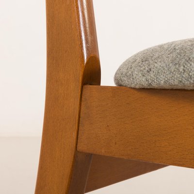 Teak and Wool Chairs from Farstrup Møbler, 1960s, Set of 4 for