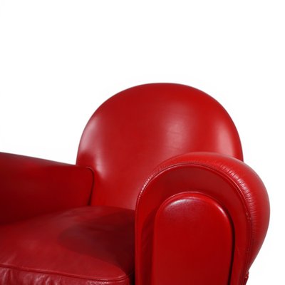 Vanity Fair Leather Armchair by Renzo Frau for Poltrona Frau, 1990