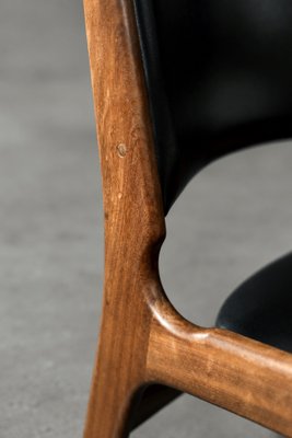 Mid-Century Modern Danish Teak Model 89 Armchair by Erik Buch for
