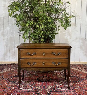 brown two drawer dresser Osborne Walnut Burl 2 Drawer Chest