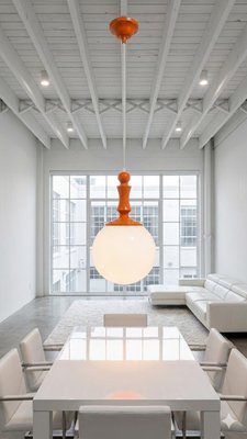Vintage Italian Pendant Lamp, 1970s for sale at Pamono