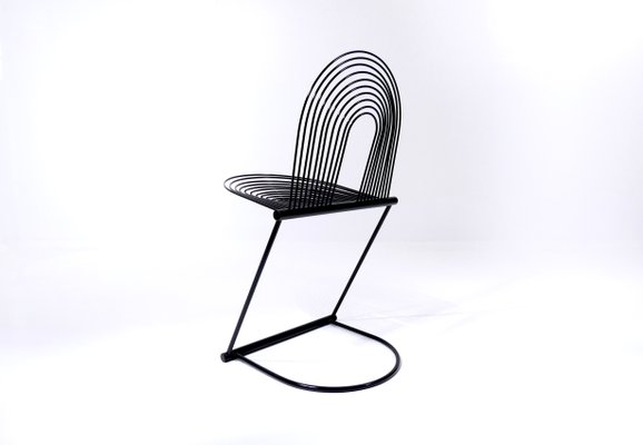 80's Rosenthal swing chair ポストモダン Vintage German Chair Swing by Herbert Ohl for Rosenthal, 1982 for