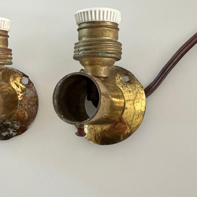Foglia Murano Glass Wall Lights by Ercole Barovier for Barovier