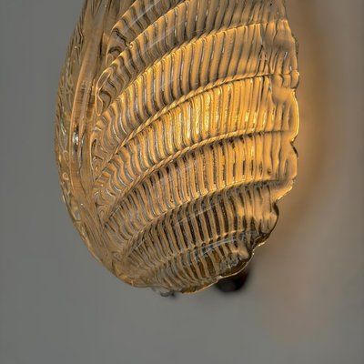Foglia Murano Glass Wall Lights by Ercole Barovier for Barovier