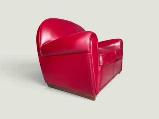 Model 904 Vanity Fair Sofa in Leather from Poltrona Frau, Italy