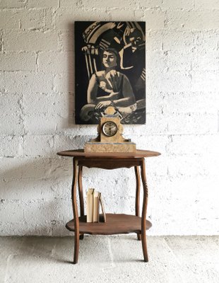 Horloge de cheminée rétro sur Pied, Horloge de cheminée silencieuse en Bois, Maison Vintage horloges de cheminée à Piles Horloge de Table rétro pour Salon, cheminée, Chambre à Coucher, Cadeau de déc