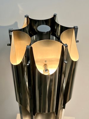 Large Organ Table Lamp by Jacques Charles for Maison Charles