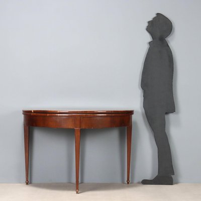 Half-Moon Console Table in Mahogany for sale at Pamono