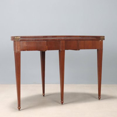 Half-Moon Console Table in Mahogany for sale at Pamono