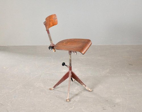 Workstation Chair attributed to Jean Prouvé by Experfi, Paris