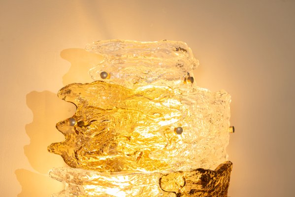 Wall Lamps in Murano Glass by Zero Quattro, Italy, 1970s, Set of 4