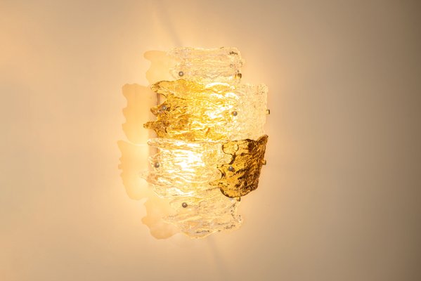 Wall Lamps in Murano Glass by Zero Quattro, Italy, 1970s, Set of 4