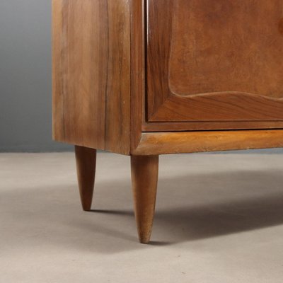 Small Vintage Walnut Veneer Cabinet, 1950s for sale at Pamono