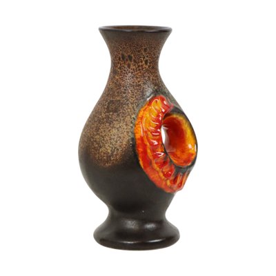 Fat lava ファットラバ　Walter gerhards Orange Fat Lava Vase by Walter Gerhards, 1960s for sale at Pamono