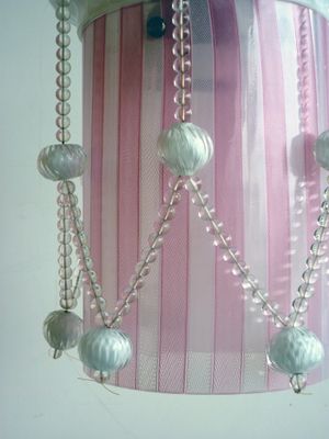 Art Deco Glas Hängelampe in Rosa & Weiß von Venini, 1930er bei ... Art Deco Glas Hängelampe in Rosa & Weiß von Venini, 1930er bei ...