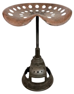 【メルモ】ANTIQUE NOEL AST-BLM 1950 Vintage Industrial Swivel Chair, 1950s for sale at Pamono