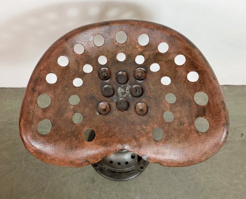 Vintage Industrial Swivel Chair, 1950s for sale at Pamono