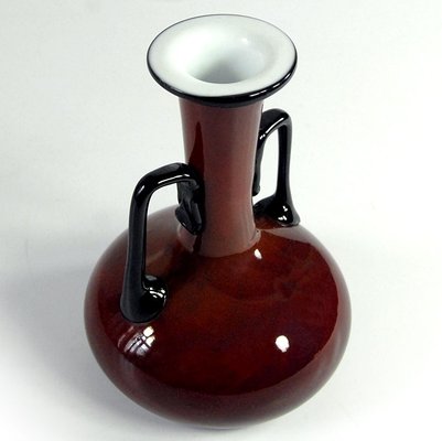 M1305 Antique 1920's Tango Glass 花瓶 Tango Glass Vase by Michael Povolny for Loetz, 1930 for sale at Pamono