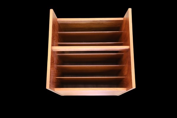 LP Stand or Magazine Rack in Teak by Rolf Hesland for Bruksbo
