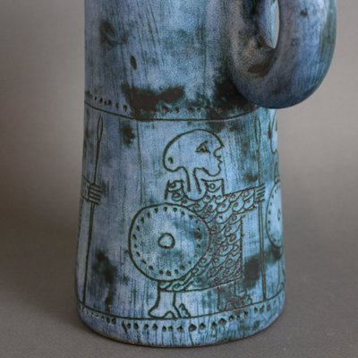 French Decorative Pitcher by Jacques Blin, 1960s for sale at Pamono
