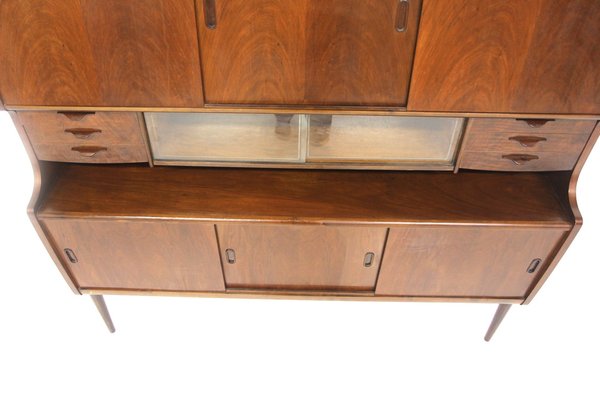 Scandinavian Walnut Sideboard, Sweden, 1960s for sale at Pamono