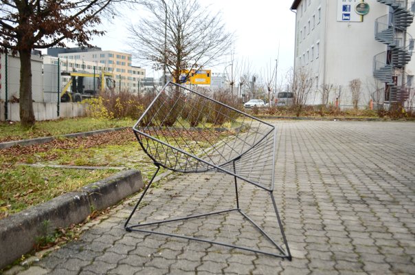 Model OTI 1980 Wire Lounge Chair by Niels Gammelgaard for Ikea