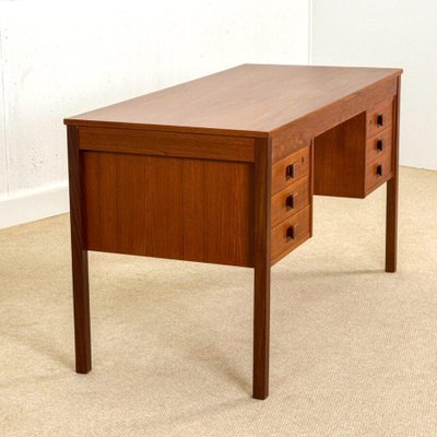 Mid-Century Modern Danish Teak Desk from Dominos Møbler, Denmark