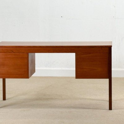 事務机・学習机 Denmark vintage DESK teak 60s Mid-Century Modern Danish Teak Desk from Dominos Møbler, Denmark