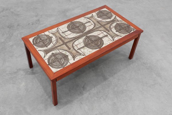 Mid‑Century Ox-Art 71 Coffee Table from Trioh, Denmark, 1970s for