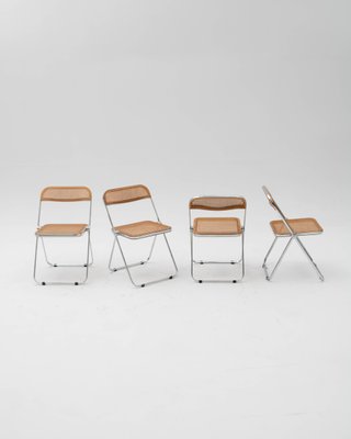 Plia Chairs by Giancarlo Piretti for Anonima Castelli, 1960s, Set