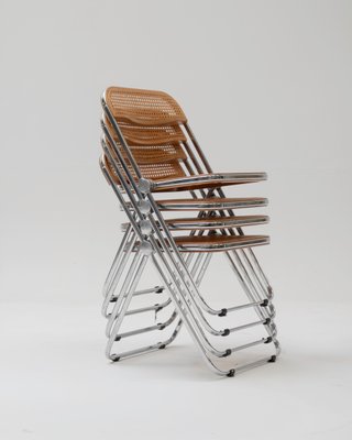 Plia Chairs by Giancarlo Piretti for Anonima Castelli, 1960s, Set