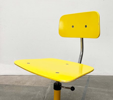 60's ミッドセンチュリー イエローアームチェア Mid-Century Modern Yellow Danish Children's Swivel Chair by Jørgen
