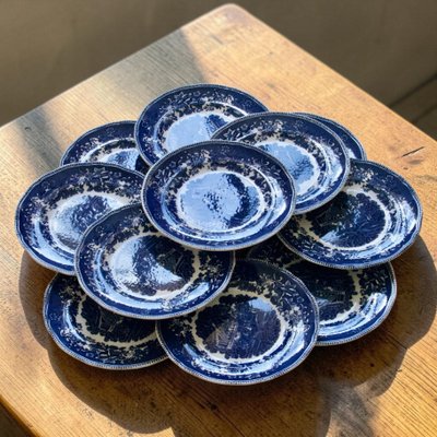Vintage English Avon Cottage Plates by Enoch Wedgwood Avon, 1950s