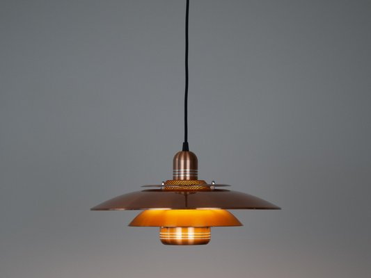 Vintage Danish Pendant Lamp by Kurt Wiborg for Jeka, 1980s for