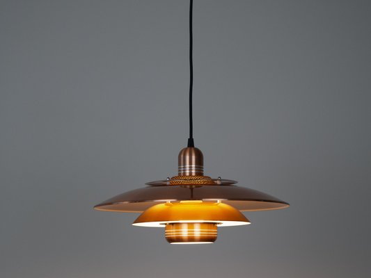 Vintage Danish Pendant Lamp by Kurt Wiborg for Jeka, 1980s for