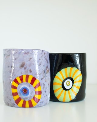 Murano Glasses by Mariana Iskra for Ribes the Art of Glass, Set of