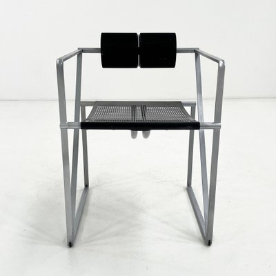 Black and Grey Seconda Chair by Mario Botta for Alias, 1980s for