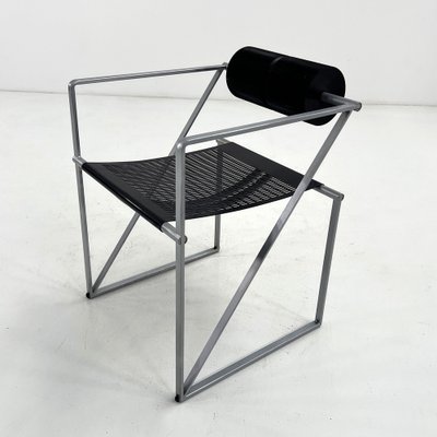 Black and Grey Seconda Chair by Mario Botta for Alias, 1980s for