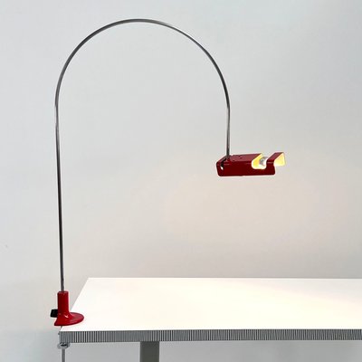 ミッドセンチュリー　デスクランプ(Joe Colombo) Red Spider Desk Lamp by Joe Colombo for Oluce, 1970s for sale at