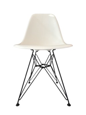 White DSR Chairs by Charles & Ray Eames for Vitra, 2012, Set of 4